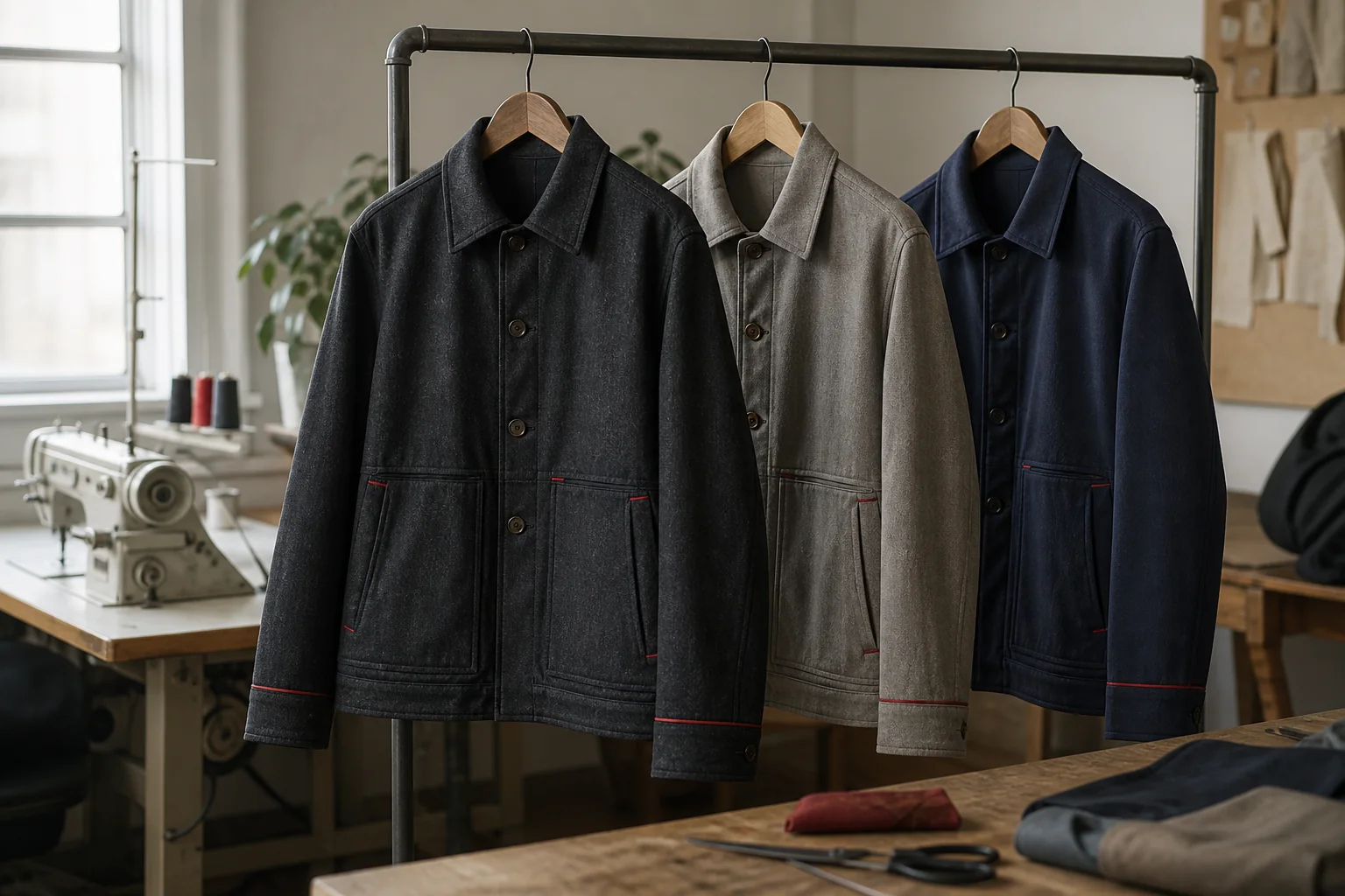 Colección inicial de chaquetas